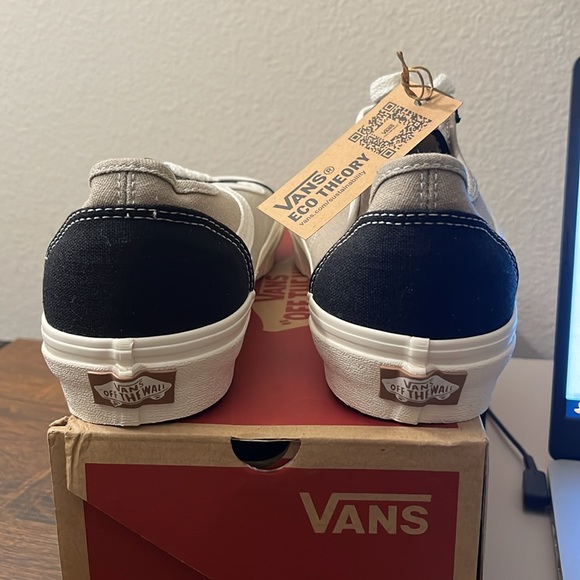 NWT VANS Men's Eco Theory Old Skool Tape Shoes - Nude/Brown/Black - VN0A54F4BLK - Picture 7 of 9